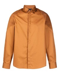 Chemise à manches longues orange Just Cavalli