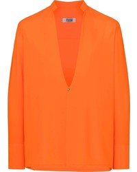 Chemise à manches longues orange Orange Culture