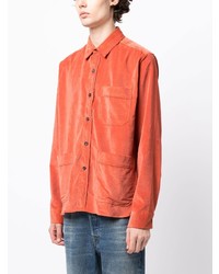 Chemise à manches longues orange Paul Smith