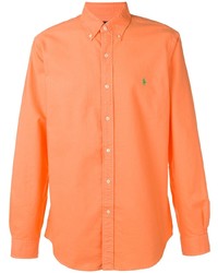 Chemise à manches longues orange Polo Ralph Lauren