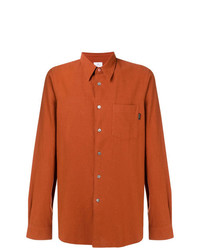 Chemise à manches longues orange Ps By Paul Smith