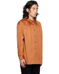 Chemise à manches longues orange DRAE