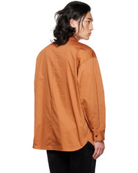 Chemise à manches longues orange DRAE