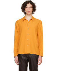 Chemise à manches longues orange Séfr