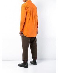 Chemise à manches longues orange Bed J.W. Ford
