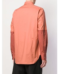 Chemise à manches longues orange Ann Demeulemeester
