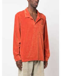 Chemise à manches longues orange OAS Company