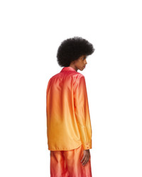 Chemise à manches longues orange Sies Marjan