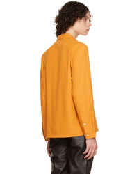 Chemise à manches longues orange Séfr