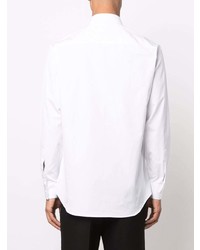 Chemise à manches longues ornée blanche DSQUARED2