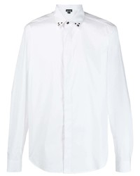 Chemise à manches longues ornée blanche Just Cavalli