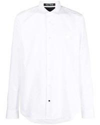 Chemise à manches longues ornée blanche Philipp Plein