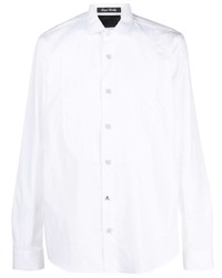 Chemise à manches longues ornée blanche Philipp Plein