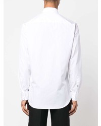 Chemise à manches longues ornée blanche DSQUARED2