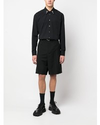 Chemise à manches longues ornée noire Alexander McQueen