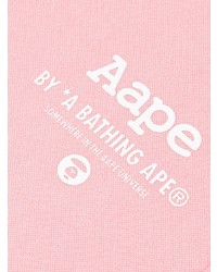 Chemise à manches longues rose AAPE BY A BATHING APE