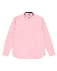 Chemise à manches longues rose AAPE BY A BATHING APE