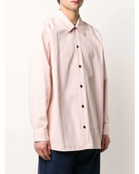 Chemise à manches longues rose Acne Studios