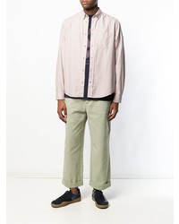 Chemise à manches longues rose Acne Studios