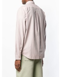 Chemise à manches longues rose Acne Studios