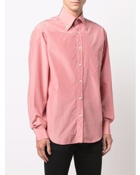 Chemise à manches longues rose Tom Ford