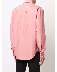 Chemise à manches longues rose Tom Ford