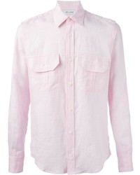 Chemise à manches longues rose