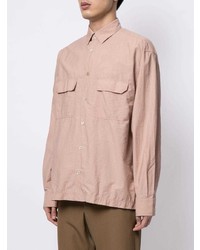 Chemise à manches longues rose Paul Smith