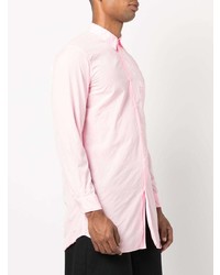 Chemise à manches longues rose Comme Des Garcons Homme Plus