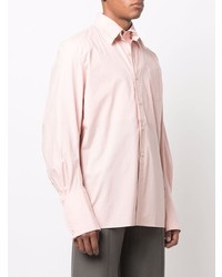 Chemise à manches longues rose Ninamounah