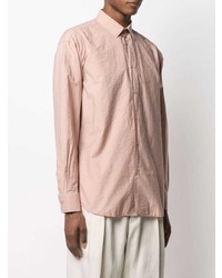 Chemise à manches longues rose Paul Smith