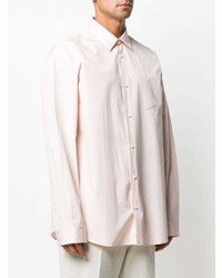 Chemise à manches longues rose Oamc