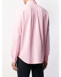 Chemise à manches longues rose Ralph Lauren