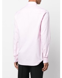 Chemise à manches longues rose Philipp Plein