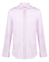 Chemise à manches longues rose Fedeli