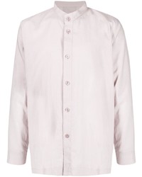 Chemise à manches longues rose Homme Plissé Issey Miyake