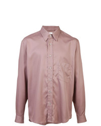 Chemise à manches longues rose Lemaire