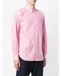 Chemise à manches longues rose Comme Des Garçons Shirt Boys