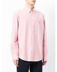 Chemise à manches longues rose Polo Ralph Lauren