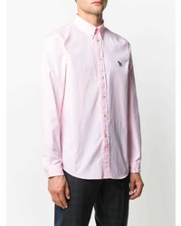 Chemise à manches longues rose PS Paul Smith