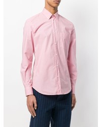 Chemise à manches longues rose Aspesi