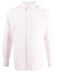 Chemise à manches longues rose Man On The Boon.