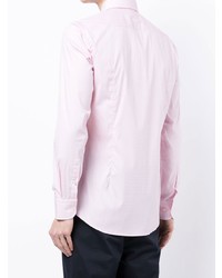 Chemise à manches longues rose BOSS