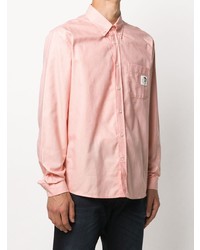 Chemise à manches longues rose Diesel