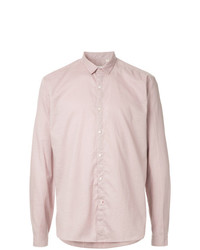 Chemise à manches longues rose Oliver Spencer