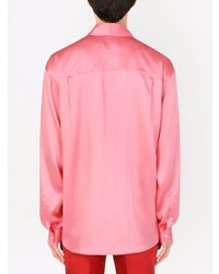 Chemise à manches longues rose Dolce & Gabbana