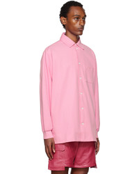 Chemise à manches longues rose Jacquemus