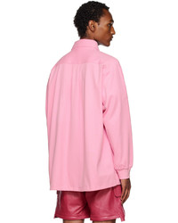 Chemise à manches longues rose Jacquemus