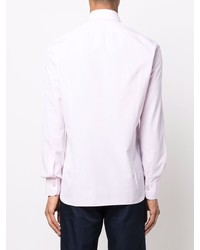 Chemise à manches longues rose Kiton