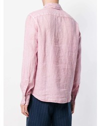 Chemise à manches longues rose Aspesi